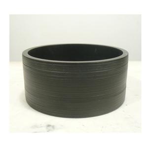 Bol de service en bois poli par noir profond rond de bol en bois pour l'usage de portion de fruit de salade - Product Image 6