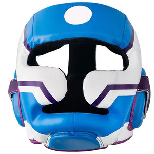 Protector de Cabeza de Boxeo de Cuero de Nuevo Diseño con Visión Amplia, Acolchado Resistente y Ecológico para un Entrenamiento Seguro y Efectivo - Product Image 1