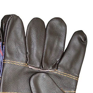 Gants de travail en cuir pour meubles de la meilleure qualité Gants de travail de gréeur canadiens Gants de menuiserie de construction en cuir du Pakistan - Product Image 2