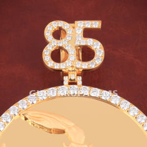 Joyería única de moda Hip Hop VVS, colgante de diamante cultivado en laboratorio de alta calidad, colgante de plata 925 para fiestas - Product Image 2