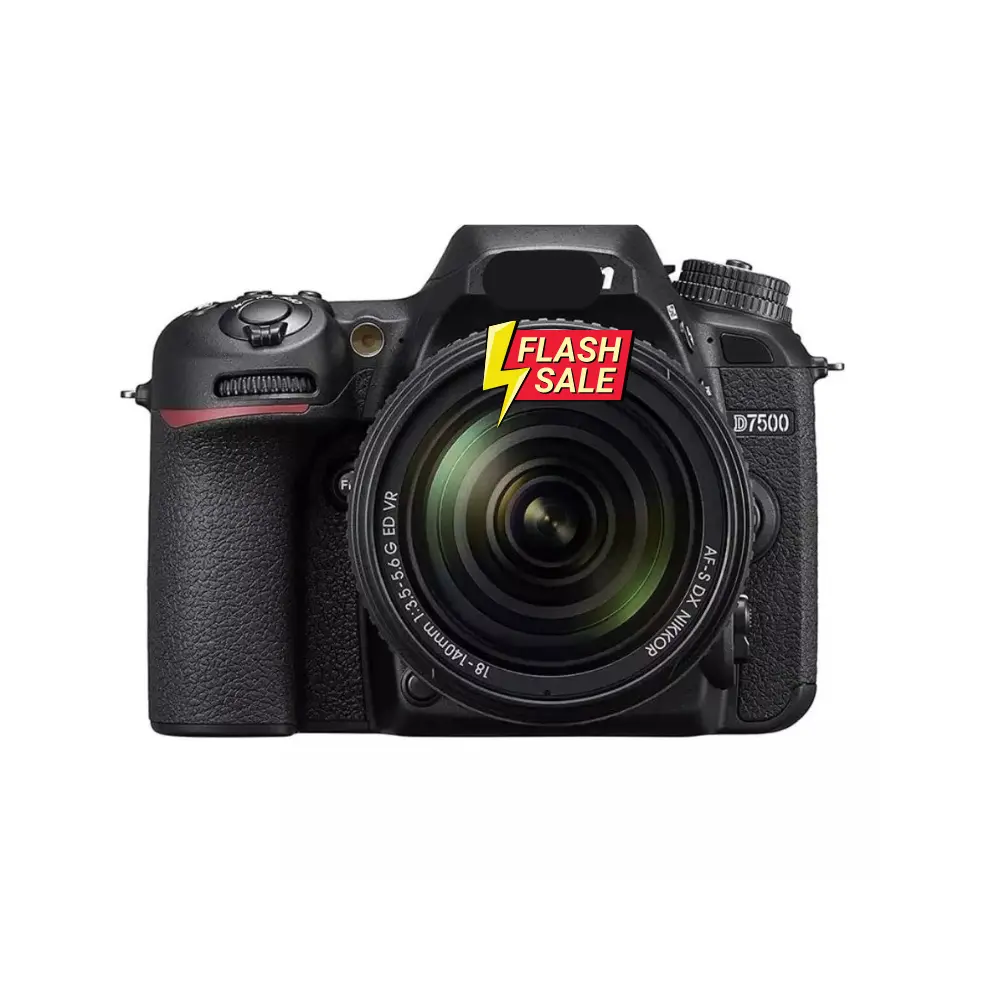 뜨거운 디지털 카메라 D7500 20.9MP DSLR 카메라 AF-S DX NIKKOR 18-140mm f/3.5-5.6G ED VR 렌즈, 블랙