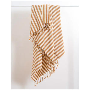 Haute Qualité 90x180cm 400gr Bourgogne Peshmama Hammam Serviette De Bain Mousseline Coton Style Turc Absorbant pour L'été De Turquie - Product Image 3