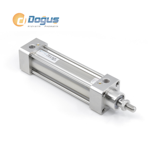 Cilindro Neumático de Acero Inoxidable con Amortiguación y Magnético de la Serie PRS 100 - Product Image 1