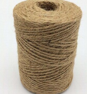 Carrete de hilo de yute trenzado de color natural para embalaje Cuerda de yute - Product Image 6