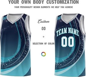 Jersey de baloncesto de talla grande de Venta caliente, el mejor uniforme de poliéster hecho a medida con bordado cosido de estrella transpirable para equipos - Product Image 4
