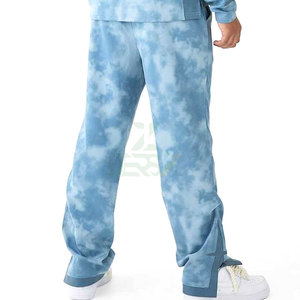 Pantalones Deportivos Personalizados para Hombre, 100% Algodón, Corte Regular, Rectos, Transpirables, de Secado Rápido, con Logotipo Impreso por Transferencia de Calor y Cintura Elástica - Product Image 2