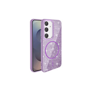 Coque en silicone scintillante JoieCreatif Okso Series Premium compatible MagSafe pour Samsung Galaxy S24 FE, modèles et styles variés - Product Image 5