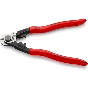Cortador de cables de alambre KNIPEX pulido de 190 mm de largo con revestimiento de plástico, herramienta manual de jardín - Product Image 6