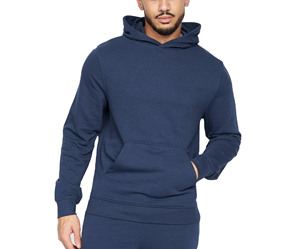 Nouveau Style 2025 hommes Jogging sueur porter deux pièces tenue coton polaire plaine hiver entraînement survêtements pour hommes - Product Image 4