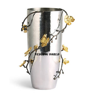 แจกันดอกไม้โลหะออกแบบด้วยมือแจกันดอกไม้สไตล์คลาสสิก - Product Image 3