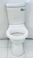 Ensemble WC moderne deux pièces en céramique blanche, avec cuvette et siège chauffant mural, séchage à l'air, prix usine indien, vente en gros, pas cher