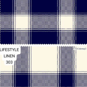 Tela de Algodón Puro a Cuadros Teñida con Hilo Índigo de Alta Calidad para la Confección de Prendas de Vestir, Camisas, Exportación Internacional - Product Image 5