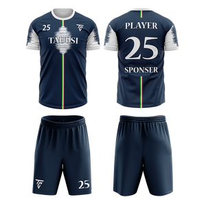 Prix de gros uniforme d'équipe de football unisexe à séchage rapide vêtements de sport de marque personnalisée pour hommes pour la saison d'été combinaison de football et haut - Product Image 6