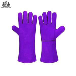 Gants de soudage sportifs vintage en cuir pour hommes, sur mesure, de haute qualité, avec design personnalisé, ignifuges et anti-chaleur - Product Image 1