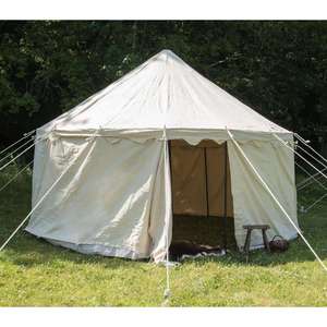 Carpa Redonda Medieval de Una Sola Capa, Lona Impermeable, Características Automáticas para Resorts, Capacidad para 4-8 Personas, 4m - Product Image 5