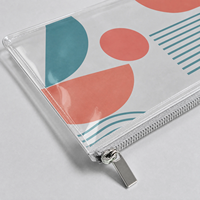 Pochettes zippées en PVC transparent personnalisées pour kits de marque et emballages de vente au détail