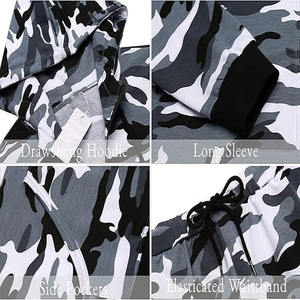 Ensemble 2 pièces pour hommes, veste et pantalon zippés à manches longues, survêtements athlétiques téléchargés par Dress Sports - Product Image 6