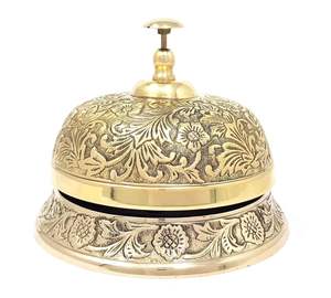 Metal Brass Table <b>Bell</b> for Home Decor and Office Use Brass Desk <b>Call</b> <b>Bell</b> Office Table Hotel Counter <b>Call</b> Ring <b>Bell</b> - Product Image 4