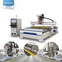 Routeur CNC à changement d'outil automatique de haute précision EXTRACNC pour le travail du bois, de l'acrylique et du PVC