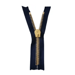 ซิปที่แข็งแรงสำหรับเสื้อแจ็กเก็ตซิปโลหะ No.10ทองเหลือง - Product Image 1