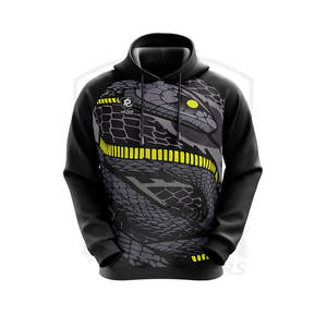 Vêtements décontractés Logo personnalisé Conception Noir/Gris Sweats à capuche pour hommes Custom Made Couleur Capuche à manches longues Sublimation Hoodie - Product Image 5