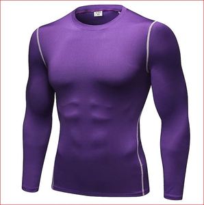 Camisetas de manga larga para hombre, ropa de compresión personalizada, protector de sarpullido Mma - Product Image 1