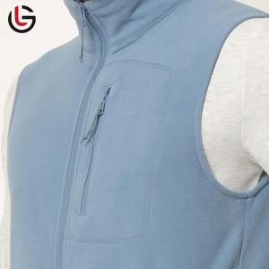 Chaleco polar elástico infinito para hombre, chaleco polar ligero térmico con cuello levantado, chaleco de lana suave y ligero - Product Image 4