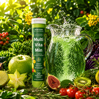 Comprimés effervescents multivitaminés à la vitamine C 1000mg, marque privée, OEM, pour les soins de santé