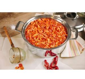 Casserole ronde argentée à la mode Durable multi-usages parfait pour cuisiner servir des repas de tous les jours et divertir - Product Image 6