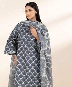 Robe de pelouse imprimée brodée personnalisée de haute qualité pour femmes élégante et à la mode pour les fêtes d'été meilleure offre de gros - Product Image 2