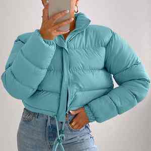 Vêtements en gros Parka d'hiver personnalisée pour femmes Veste bouffante coupe-vent décontractée Fabrication Nouvelle veste chaude d'hiver élégante pour femmes - Product Image 6