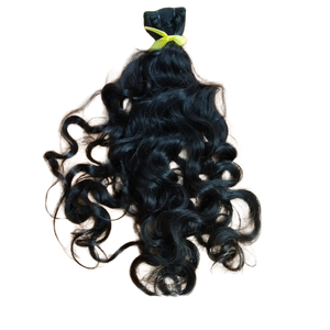 100% naturel humain cheveux bruts vierge de l'inde humain tressage cheveux en vrac meilleure vierge cheveux humains vague de corps - Product Image 5