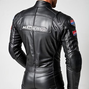 Combinaison en cuir de course OEM bas quantité minimale de commande | Malik Raza Fabricant et grossiste personnalisé - Product Image 2