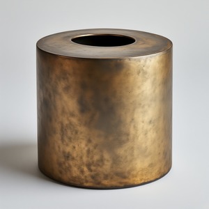 Caja de Pañuelos Multifuncional de Latón Macizo Diseñada para Habitaciones de Lujo, Estilo Clásico, Aspecto Refinado, Estilo Moderno y Simple - Product Image 2