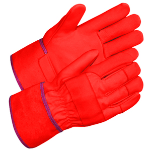 Venta al por mayor Guantes de seguridad resistentes Guantes de trabajo de construcción y Jardín de cuero de grano de cabra con resistencia a chispas de calor - Product Image 3