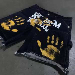 Pantalones cortos de moda para hombres Diseño de verano bordado personalizado OEM para ventas a granel o de comercio electrónico - Product Image 2