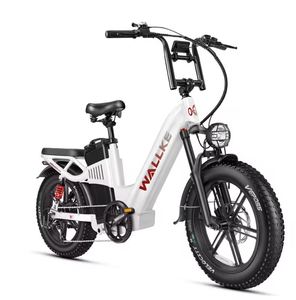 Nouveau vélo électrique pliable Wall Ke H7 Step Thru, cadre en acier carbone, batterie 40/60Ah, freins à disque hydrauliques haute vitesse, 2025 - Product Image 1