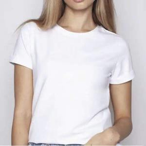 T-shirt d'été imprimé personnalisé en coton pour bébés Hauts courts sexy pour femmes T-shirts pour femmes - Product Image 6