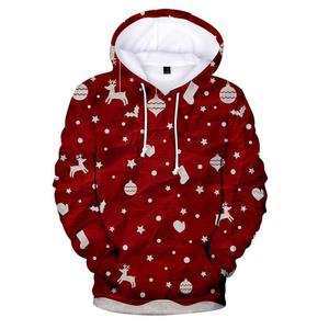 Men's Winter Fleece <b>Thermal</b> <b>Hoodie</b>-Windproof Breathable Solid Pattern Hooded Collar Streetwear Style Christmas Design SUN PARK - Product Image 5