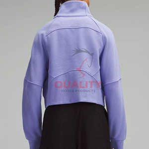 Best Selling 2025 Daily Training Equestrian Sweatshirt For Women Windproof <b>Jumper</b> Comfortable <b>Riding</b> Clothes <b>Horse</b> <b>Riding</b> <b>Jumper</b> - Product Image 3