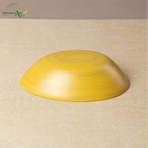 Tazón de Bambú Desechable Ecológico Personalizado con Diseño Minimalista para Regalos - Product Image 2