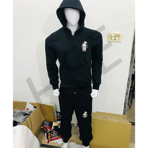 Ensemble survêtement 2 pièces Colorblock Sweat à capuche et jogging athlétique pour homme - Product Image 1