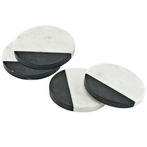 Durable high quality marble coasters with rustic natural finished for ultimate table <b>safety</b> - Product Image 4