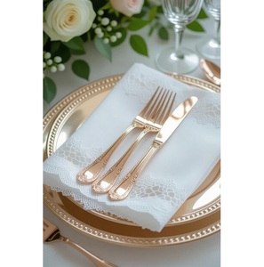 Juego de cubiertos de acero inoxidable Chapado en plata Mezcla perfecta de estilo y fuerza para cada evento de comedor fino - Product Image 5