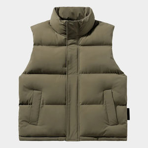 Nouvelle Offre Spéciale 2024 usine doudoune pour coupe-vent plaine blanc bleu bulle doudoune pour hommes - Product Image 1