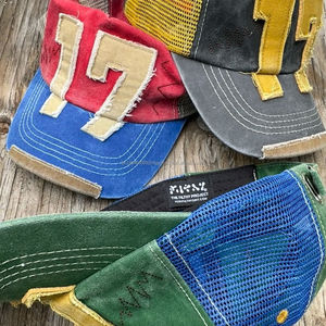 Gorra vaquera de camionero vintage ajustable unisex al por mayor, gorra de béisbol deportiva desgastada, gorra de malla informal lavada para Vaqueros - Product Image 5