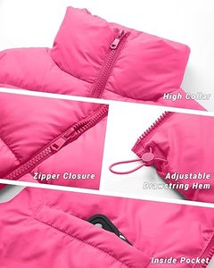2025 chaleco acolchado recortado para mujer, chaqueta sin mangas con cuello alto y patrón sólido, precio al por mayor hecho por Unbridleds Industry - Product Image 4