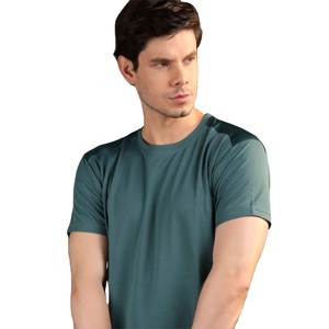 Usine OEM/ODM directe, nouveau t-shirt pour homme 2026, coupe ajustée, col rond, manches courtes, t-shirt de sport pour la salle de sport, avec tailles personnalisées - Product Image 2