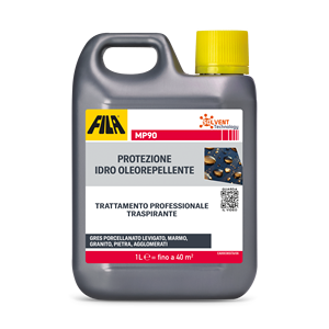 FILA Soluciones para el Cuidado de Superficies MP90 Sellador de Azulejos de Porcelana Protector de Manchas Impermeabilizante Sin Película para Piedra Natural, Mármol y Granito - Product Image 1