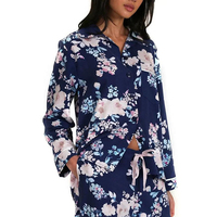 Ensemble de pyjama pour femmes de qualité supérieure, respirant, à séchage rapide, avec taille élastique, chemises sans manches et pantalons en satin de soie